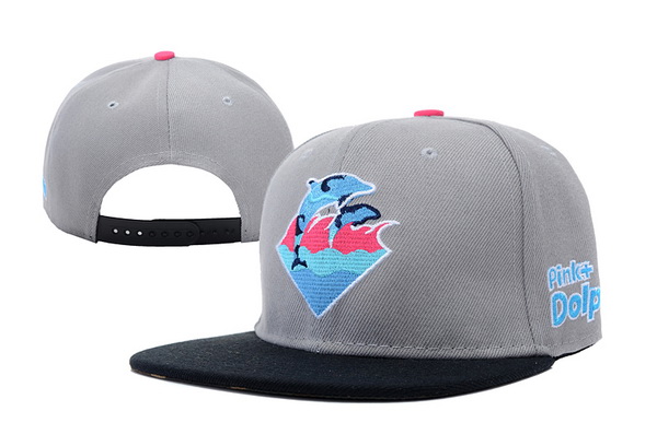 Pink Dolphin Snapback Hat NU028